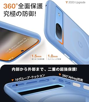Amazon.co.jp: 【米軍規格・Magsafe対応】TORRAS Google Pixel 8a 用